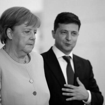Тема Донбасу була обговорена Меркель та Зеленським
