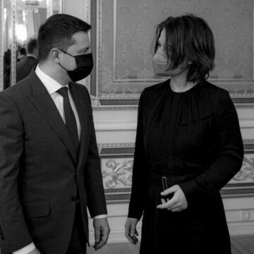Зеленський прийняв главу МЗС Німеччини перед її візитом у Москву