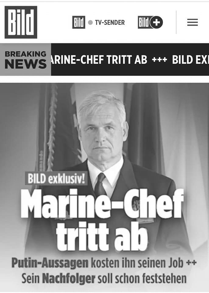 01 Командувача німецьких ВМС звільнено