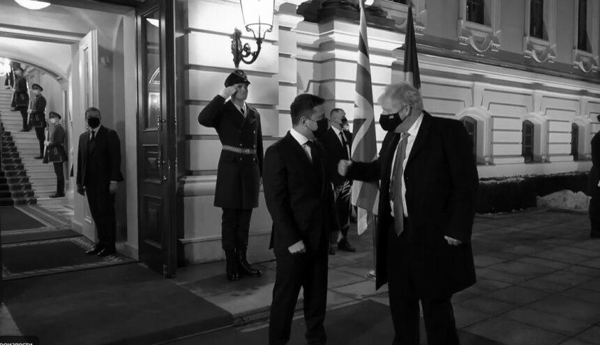 Володимир Зеленський зустрів прем’єр-міністра Великої Британії Бориса Джонсона (відео)