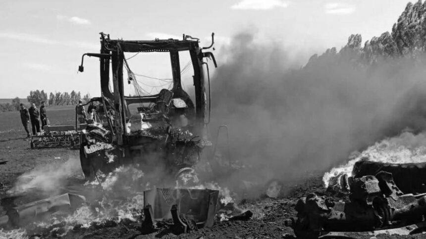 У Посад-Покровському під час польових робіт на російській вибухівці підірвався тракторист