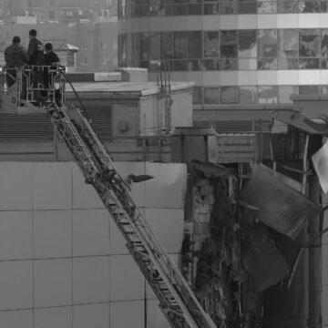 Російське міноборони підтвердило удари по Москві ‒ відео прильоту