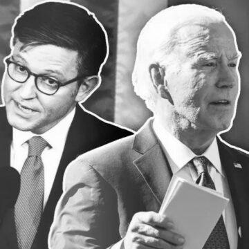 Спікер Джонсон хоче зустрітися з Байденом перед голосуванням за допомогу Україні