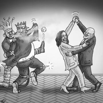 Гарріс випереджає Трампа по опитуваннях