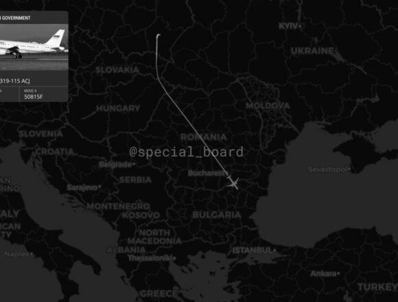 03 Літак президента України прямує до Анкари: деталі перельоту
