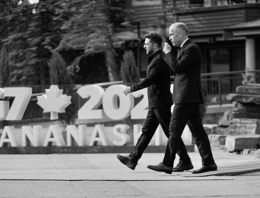 001 Зеленський достроково покидає саміт G7