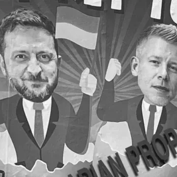 МЗС України розкритикувало уряд Угорщини через карикатурну рекламу із Зеленським