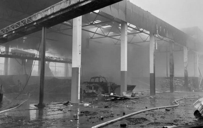 Росіяни атакували дронами першу в Україні велику ТЕЦ на біомасі (фото) Росіяни атакували дронами першу в Україні велику ТЕЦ на біомасі (фото)