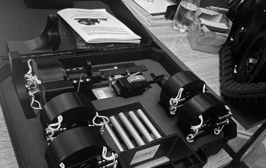 В Україні розробили сіткомет з радаром для полювання на ворожі дрони: деталі